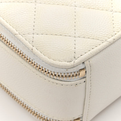 Chanel Caviar Quilted Small Pick Me Up Vanity Case White 14 of 16