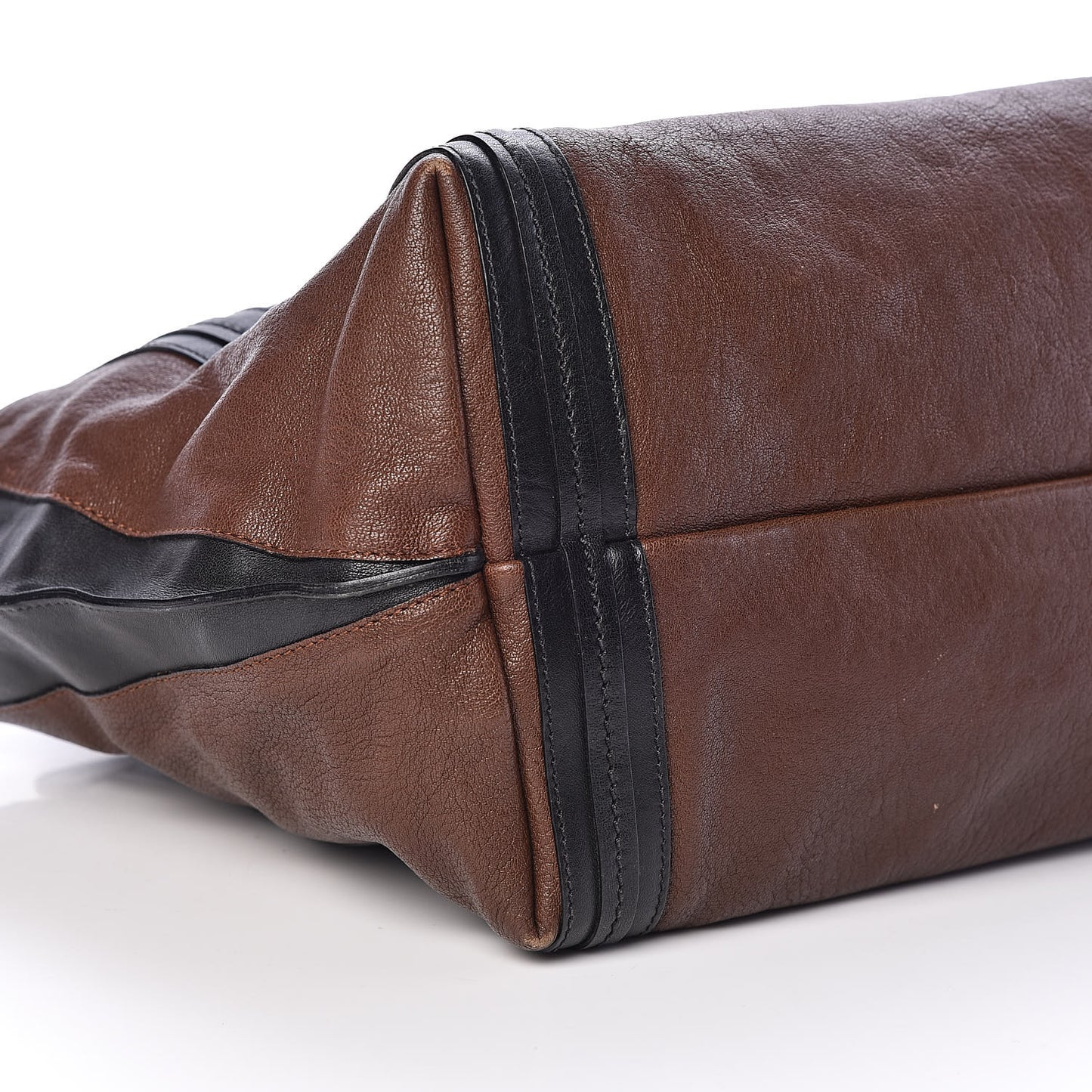 Calfskin Small Alison East West Tote Coffee Shot