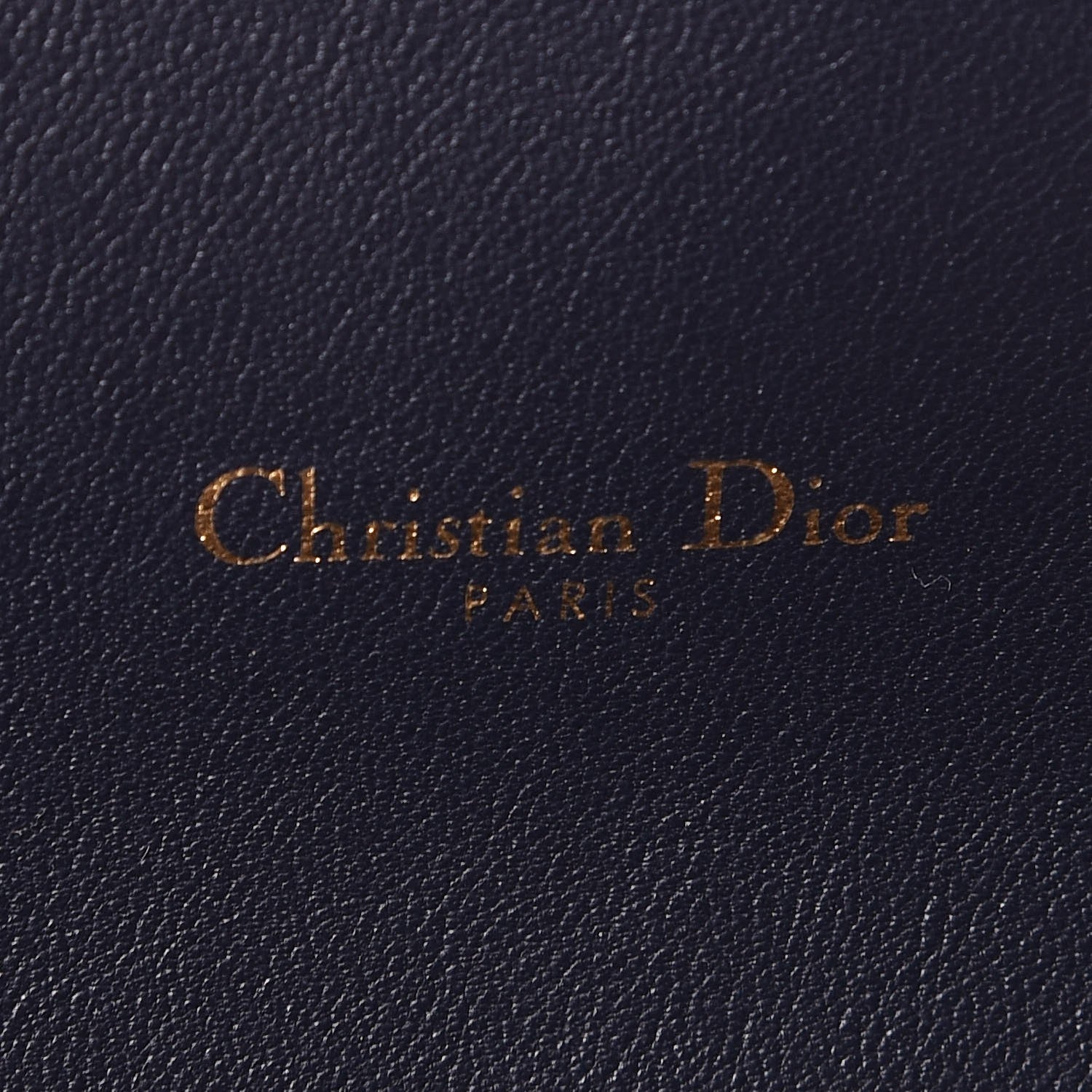 Christian Dior Oblique Saddle Chain Wallet Blue 8 of 11