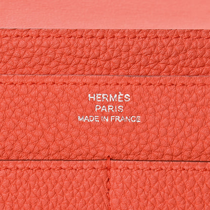 Hermes Togo Dogon Duo Wallet Capucine 8 of 9