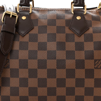 Louis Vuitton Damier Ebene Speedy Bandouliere 25 8 of 10