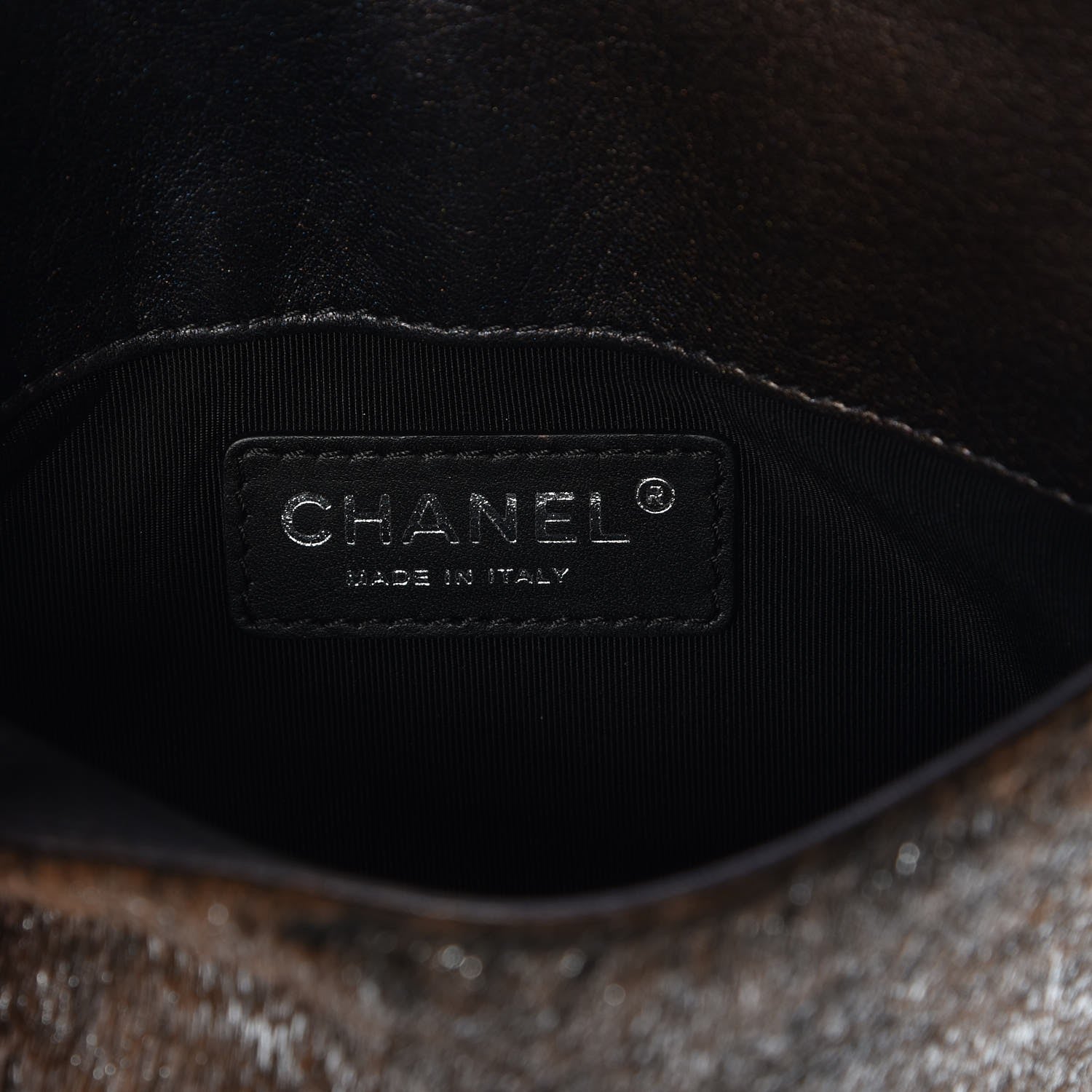 Chanel Metallic Lambskin Pony Hair Multi Bag Bronze 7 of 9