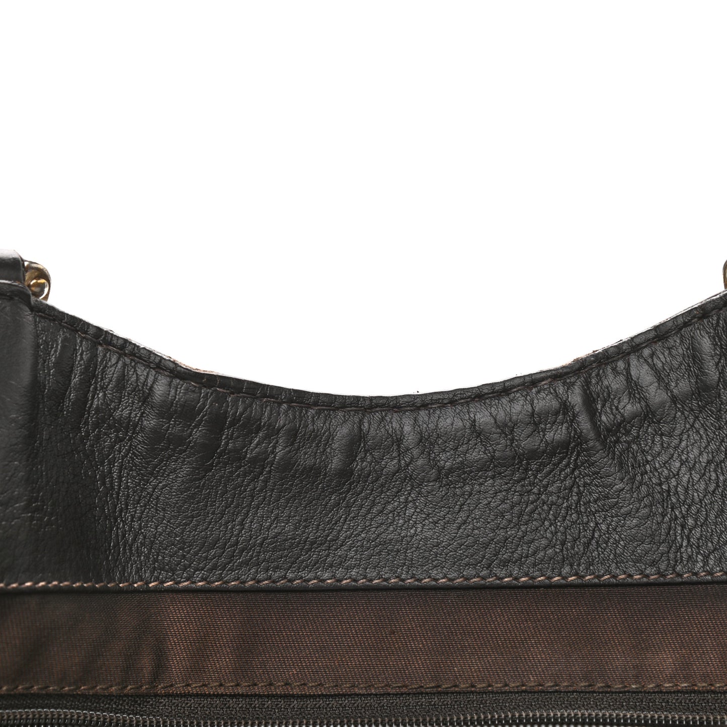 Monogram New Ladies Web Tote Dark Brown