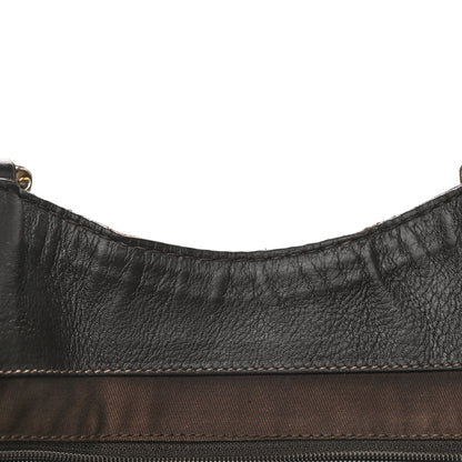 Gucci Monogram New Ladies Web Tote Dark Brown 10 of 11