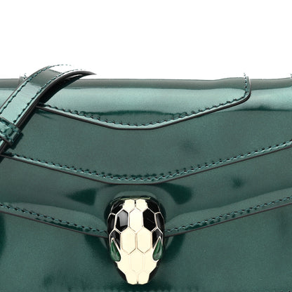 Bulgari Metallic Serpenti Forever Small Shoulder Bag Green 8 of 10