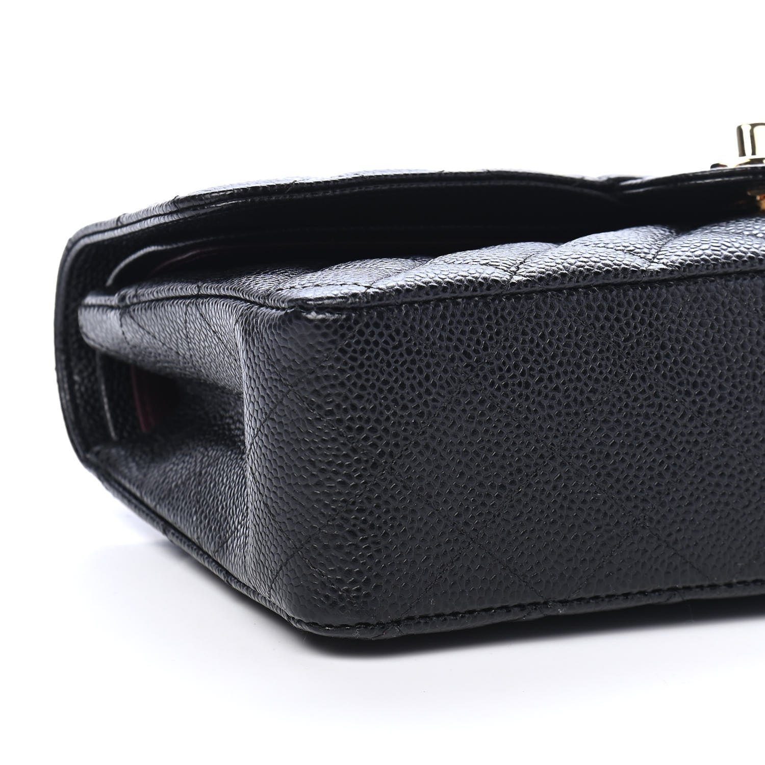 Chanel Caviar Quilted Medium Double Flap Black 8 of 9