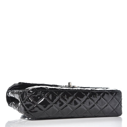 Chanel Patent Quilted Medium Double Flap Black 5 of 8