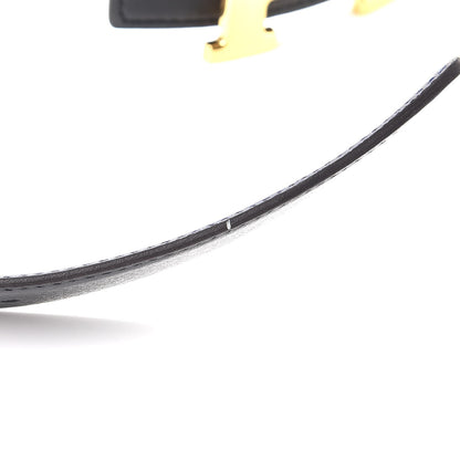 Hermes Swift Epsom 32mm H Belt 85 Black Bleu Saphir 7 of 8