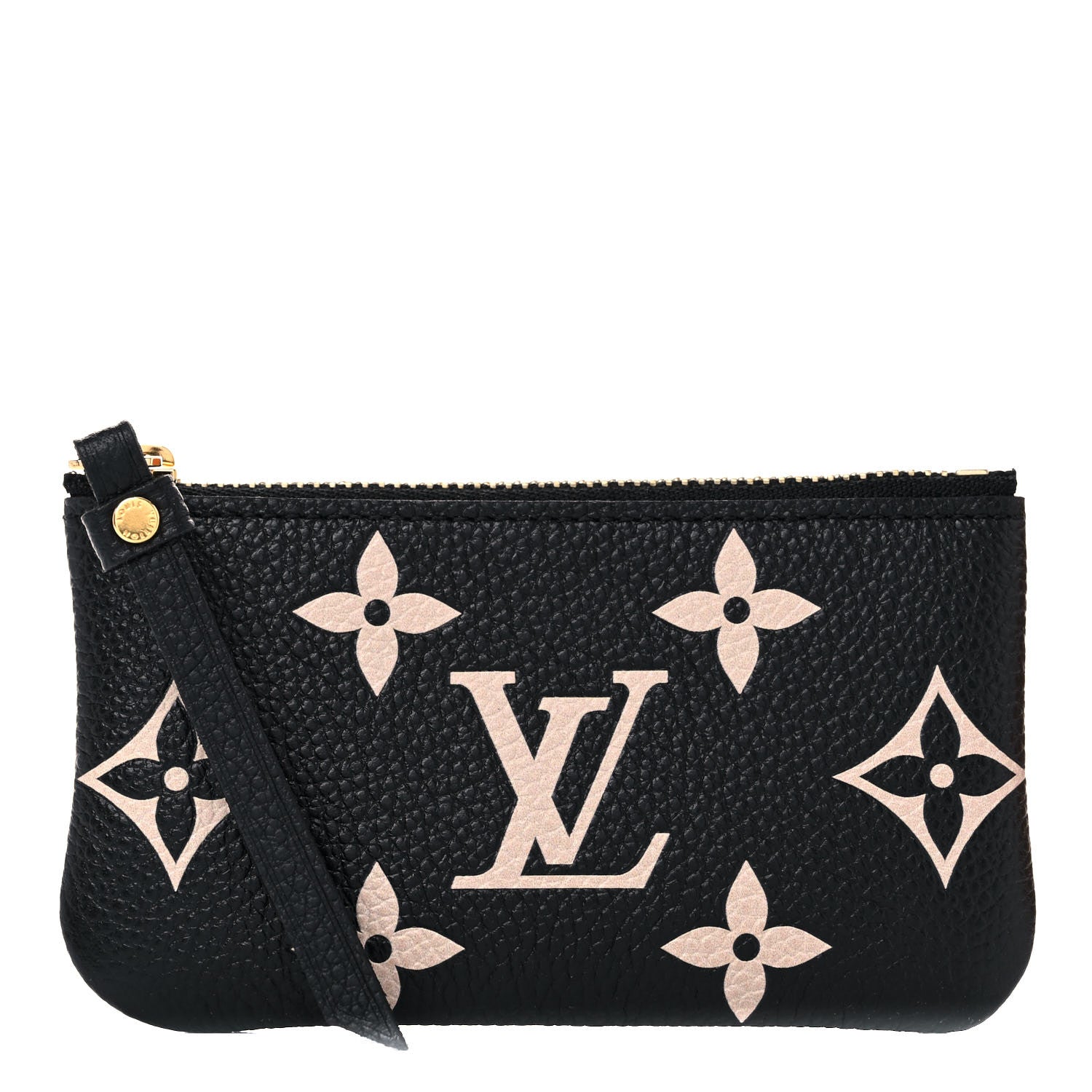 Louis Vuitton Empreinte Monogram Giant Key Pouch Black Beige 2 of 8