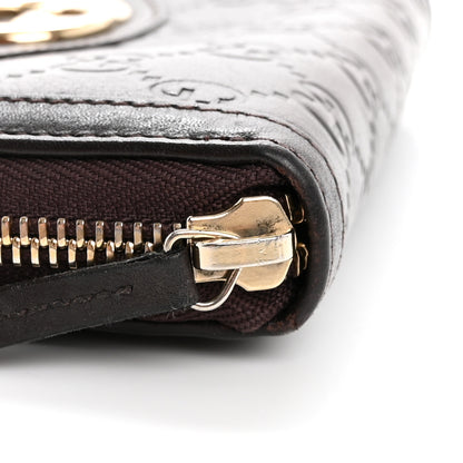 Gucci Guccissima Signature Sukey Zip Around Wallet Brown 10 of 13