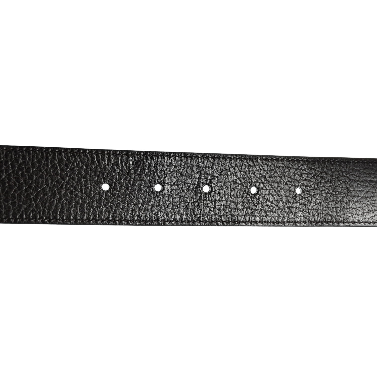 Gucci Dollar Calfskin Double G Reversible 37mm Belt 90 36 Black New Acero 7 of 9