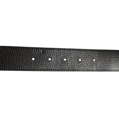 Gucci Dollar Calfskin Double G Reversible 37mm Belt 90 36 Black New Acero 7 of 9