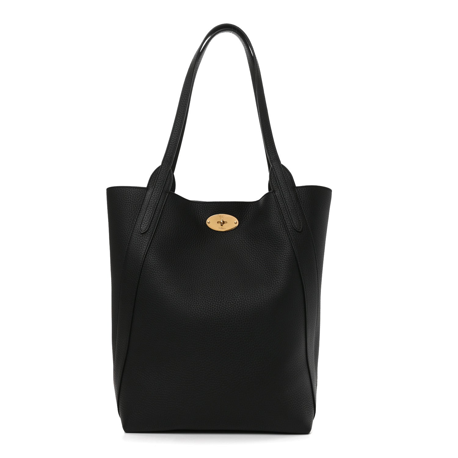 Mulberry Heavy Grain Bayswater North South Tote Black 1 of 9