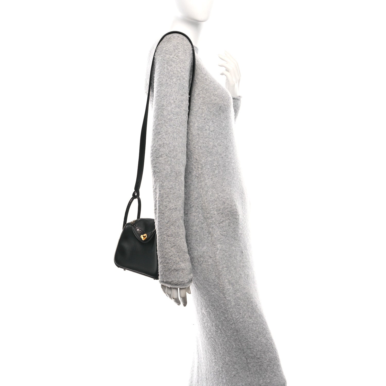 Hermes Swift Matte Alligator Mini Touch Lindy 20 Black 2 of 11