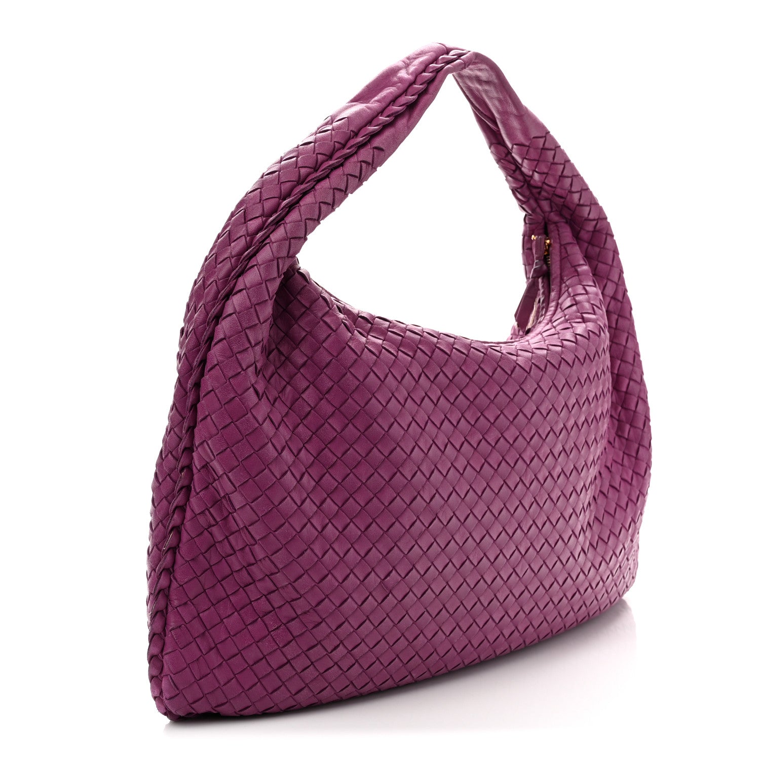 Bottega Veneta Nappa Intrecciato Large Veneta Hobo Orchid 4 of 12