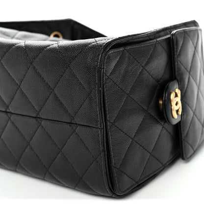 Chanel Caviar Quilted Small Chanel 25 Handbag Black 10 of 11