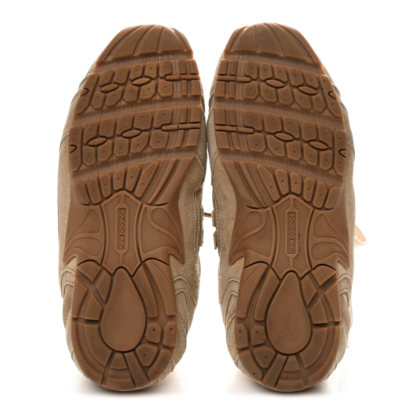 X NEW BALANCE Suede Shearling 530 SL Sneakers 37 Ecru