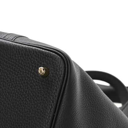 Hermes Taurillon Clemence Picotin Lock 22 MM Black 12 of 13