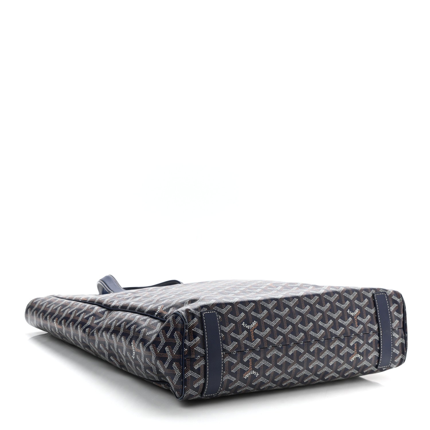 Goyard Goyardine Voltaire III Tote Navy 4 of 11