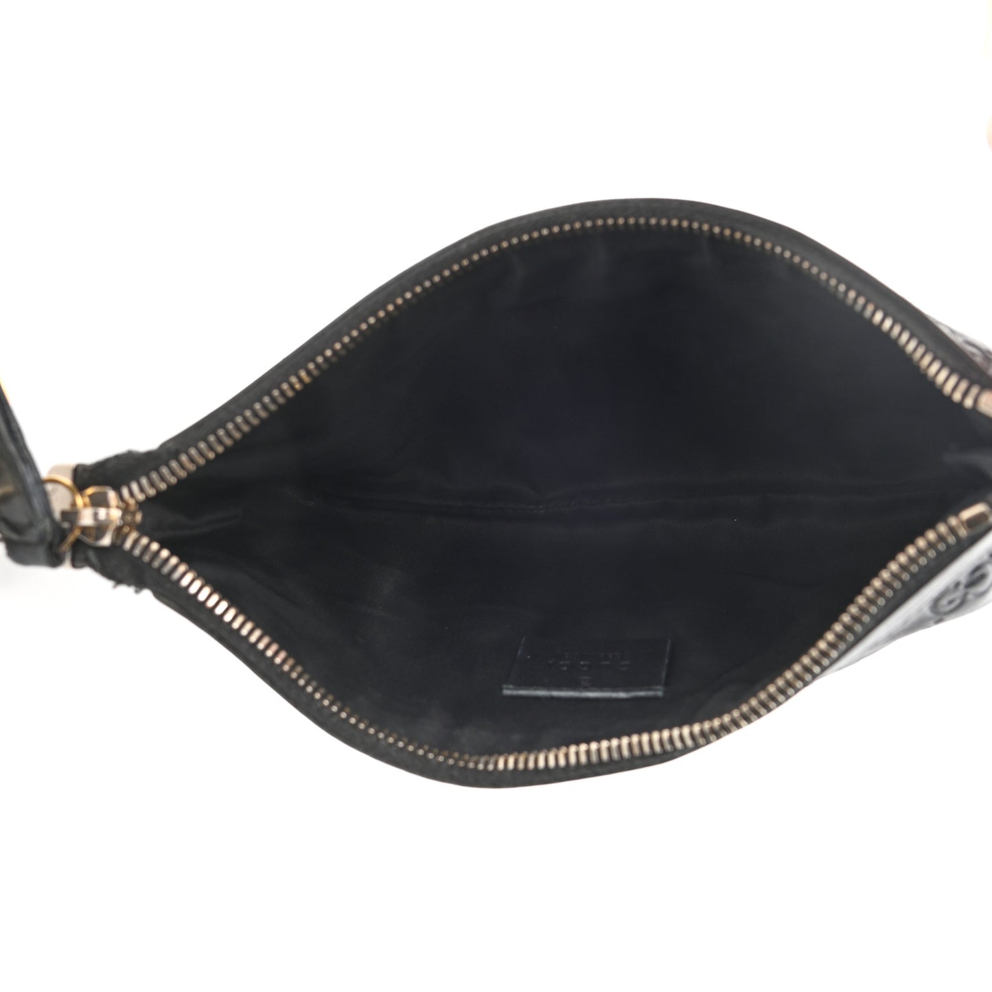 Guccissima Signature New Britt Wristlet Black