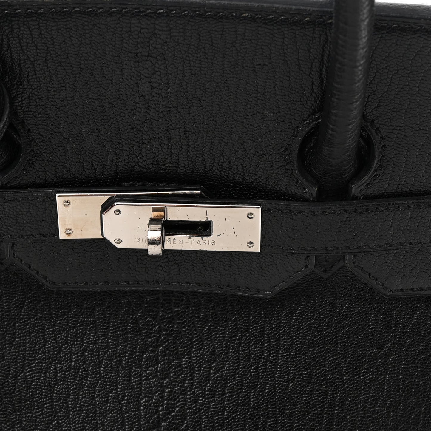 Chevre de Coromandel Birkin 35 Black