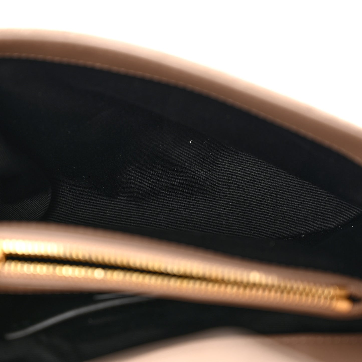 Suede Matelasse Chevron Monogram Medium College Bag Taupe