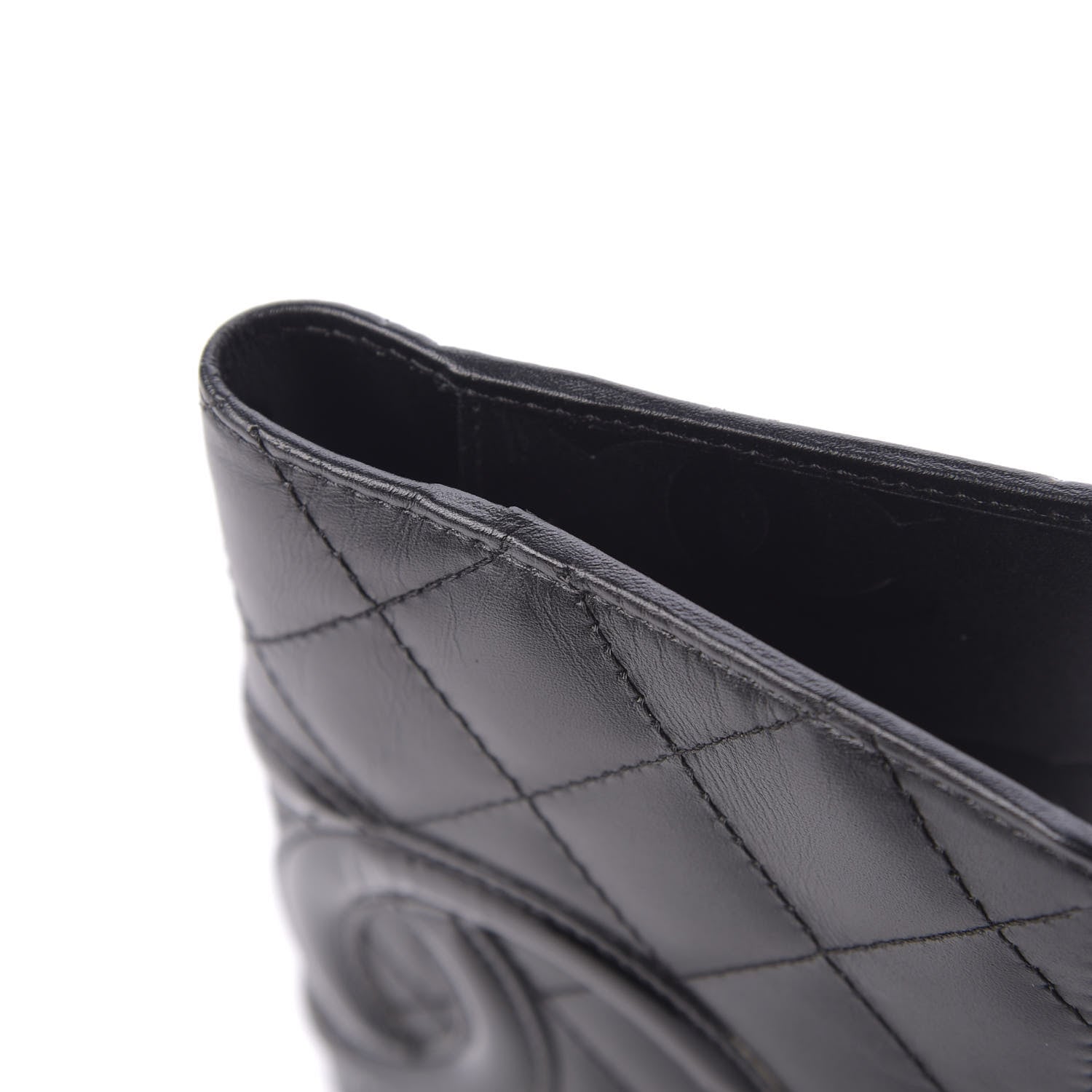 Chanel Calfskin Quilted Small Cambon Agenda Planner Black 11 of 12