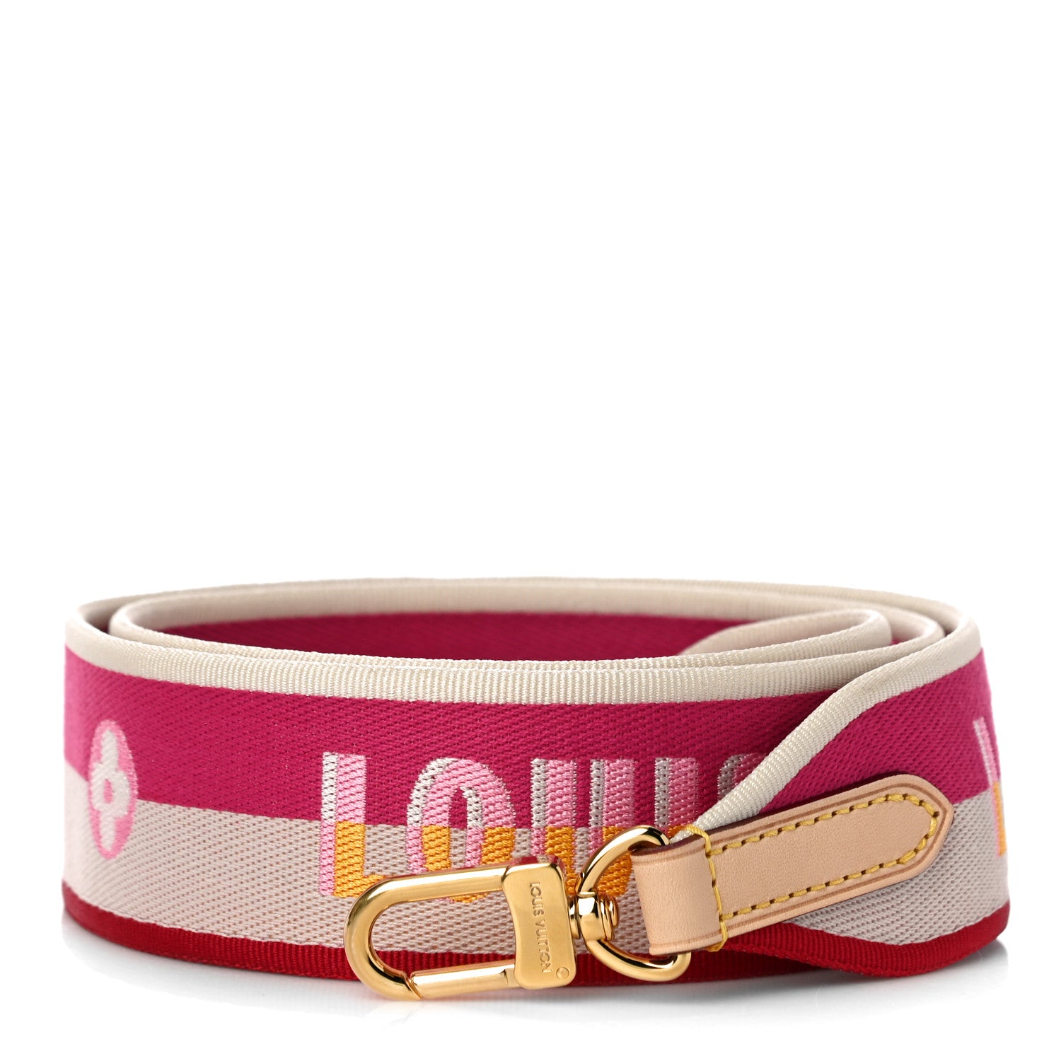 Louis Vuitton Jacquard Speedy Bandouliere 20 Shoulder Strap Fuchsia 1 of 4