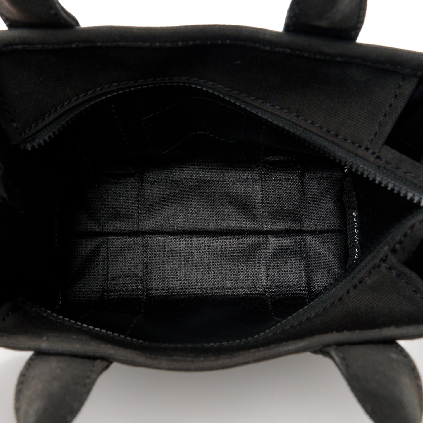 Cotton Canvas Small The Traveler Tote Bag Black