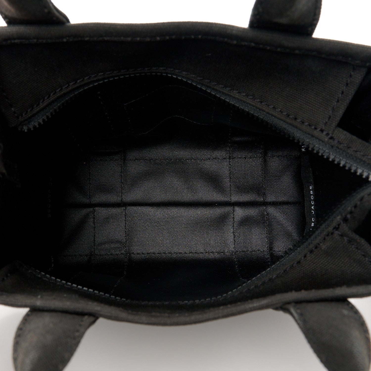 Marc Jacobs Cotton Canvas Small The Traveler Tote Bag Black 5 of 10