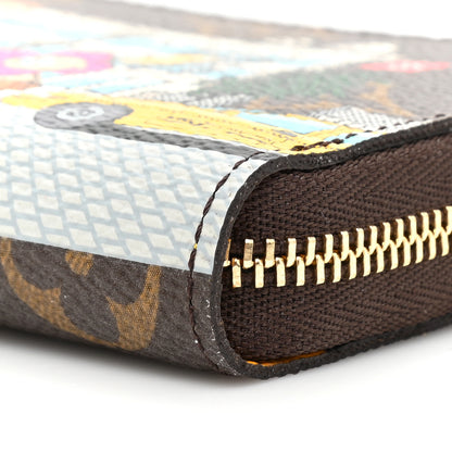 Louis Vuitton Monogram 2022 Christmas Animation New York Soho Zippy Coin Purse Yellow 8 of 8