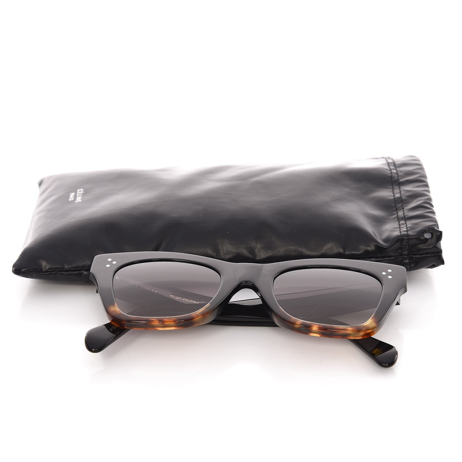 Celine Cat Eye Sunglasses CL40004I Black Havana Brown 7 of 7