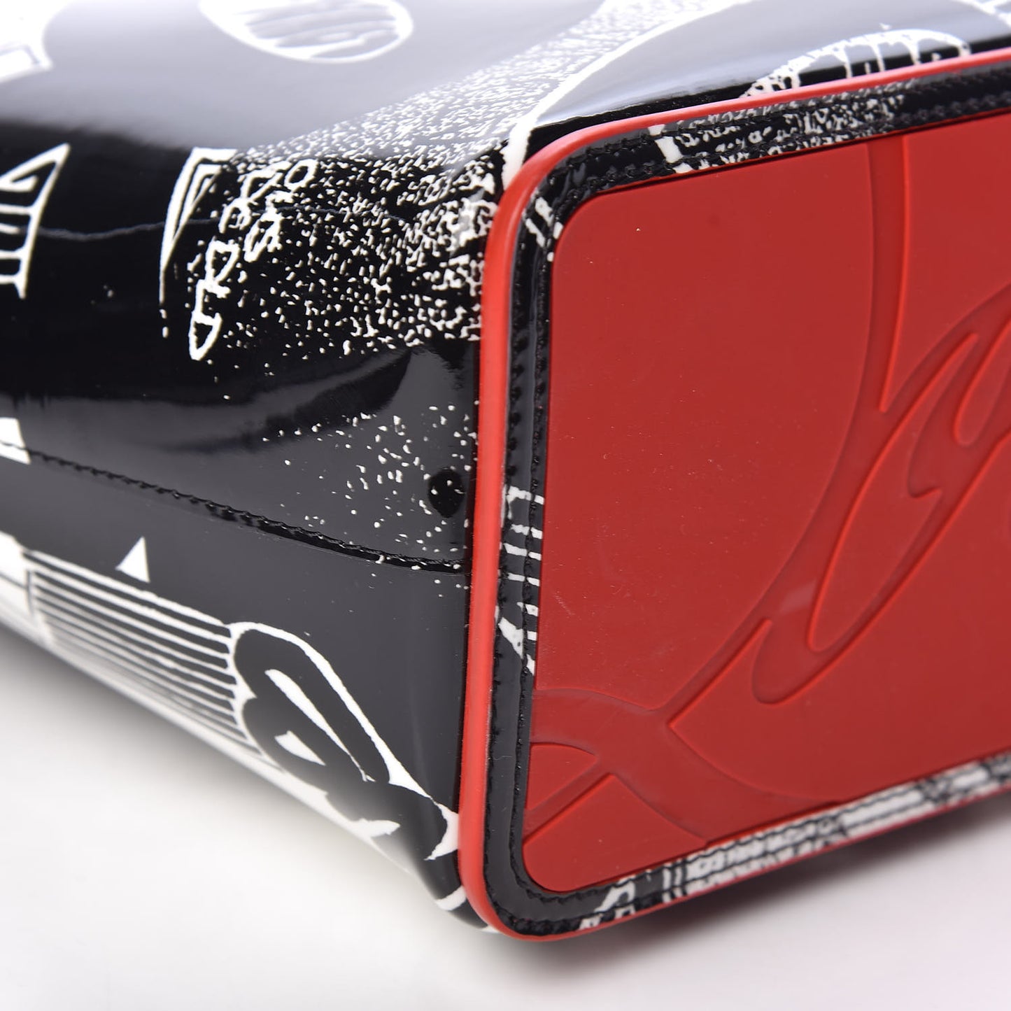 Patent Metro Graf Spikes East West Cabata Tote Black