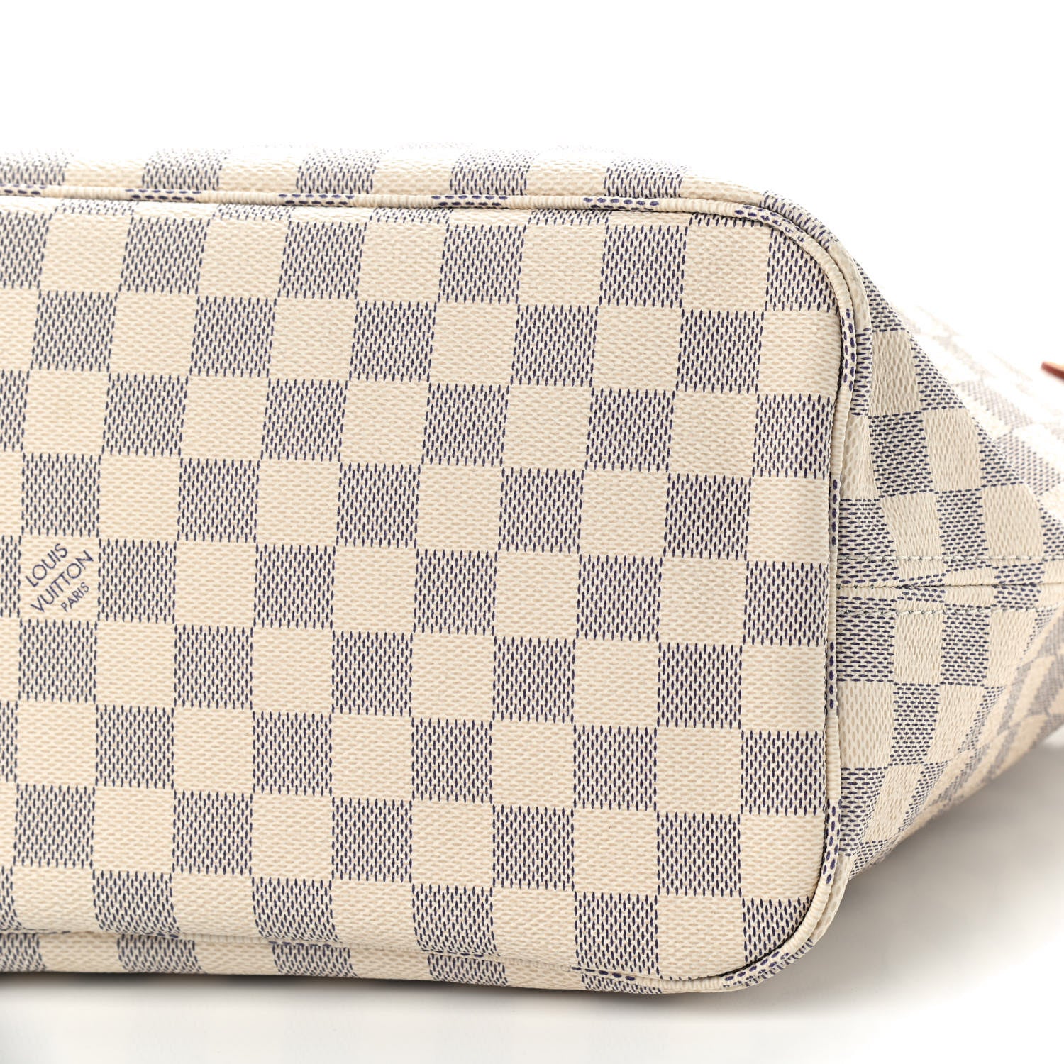Louis Vuitton Damier Azur Neo Neverfull MM Rose Ballerine 10 of 10