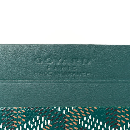 Goyard Goyardine Saint Sulpice Card Holder Green 6 of 7