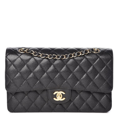 Chanel Caviar Quilted Medium Double Flap Black 1 of 10
