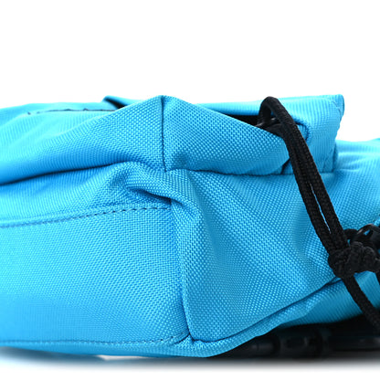 Balenciaga Recycled Casual Nylon Mini Oversized Backpack Cyclades Blue 11 of 12