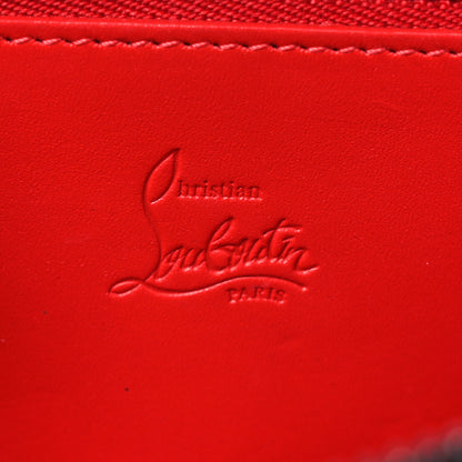 Christian Louboutin Calfskin Panettone Spiked Zip Around Wallet Black 6 of 8