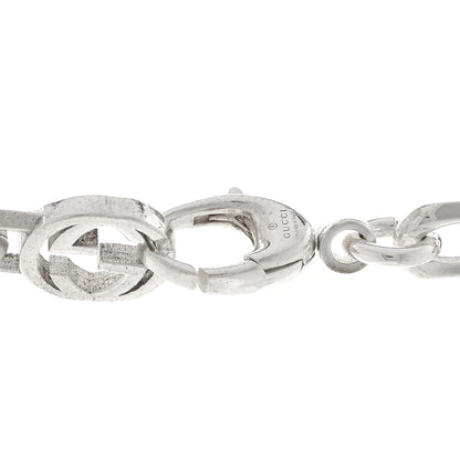 Gucci Sterling Silver Interlocking GG Chain Necklace 4 of 4