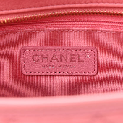 Chanel Aged Calfskin Quilted Medium Gabrielle Logo Hobo Rose 6 of 10