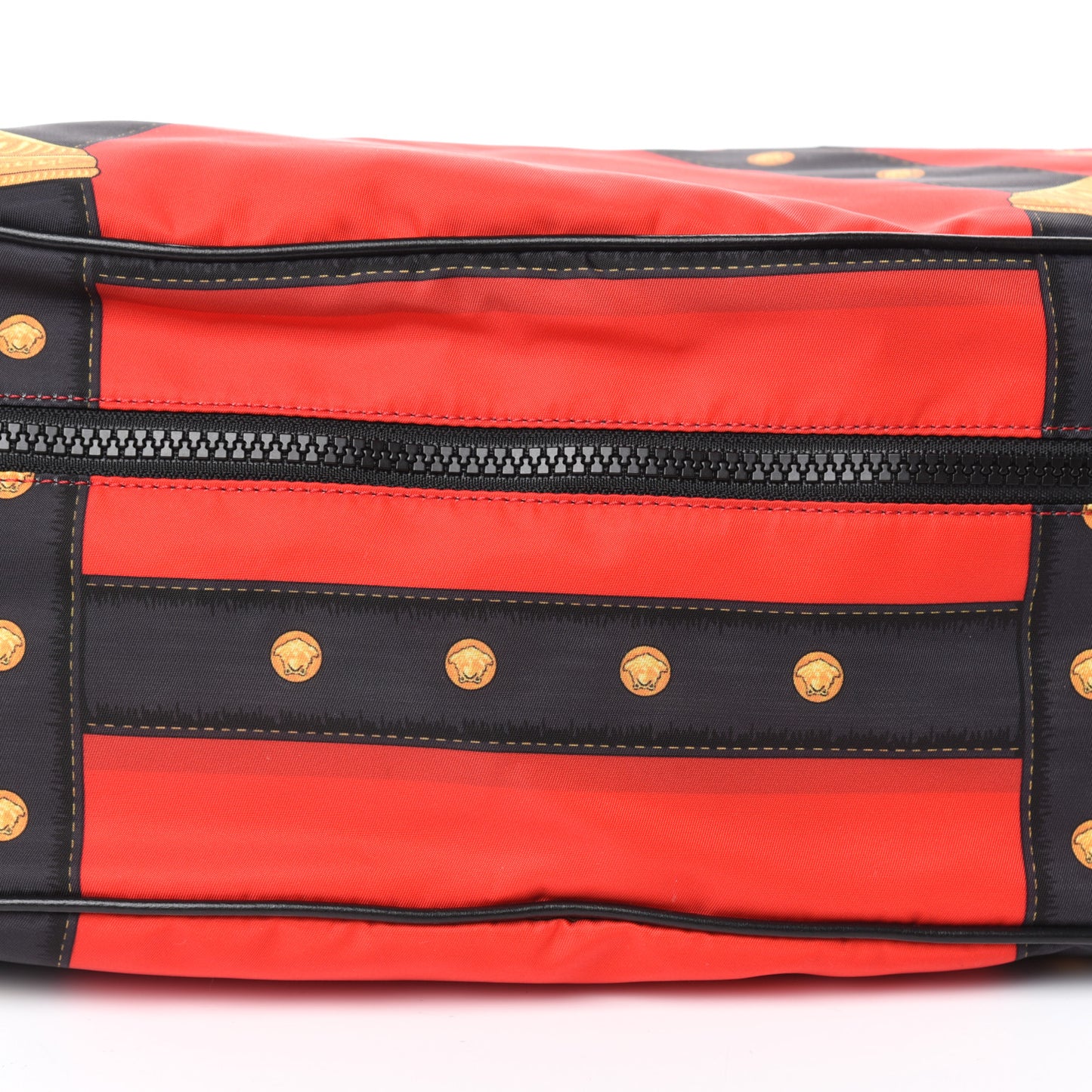 Nylon Tribute Print Belt Bag Red Multicolor