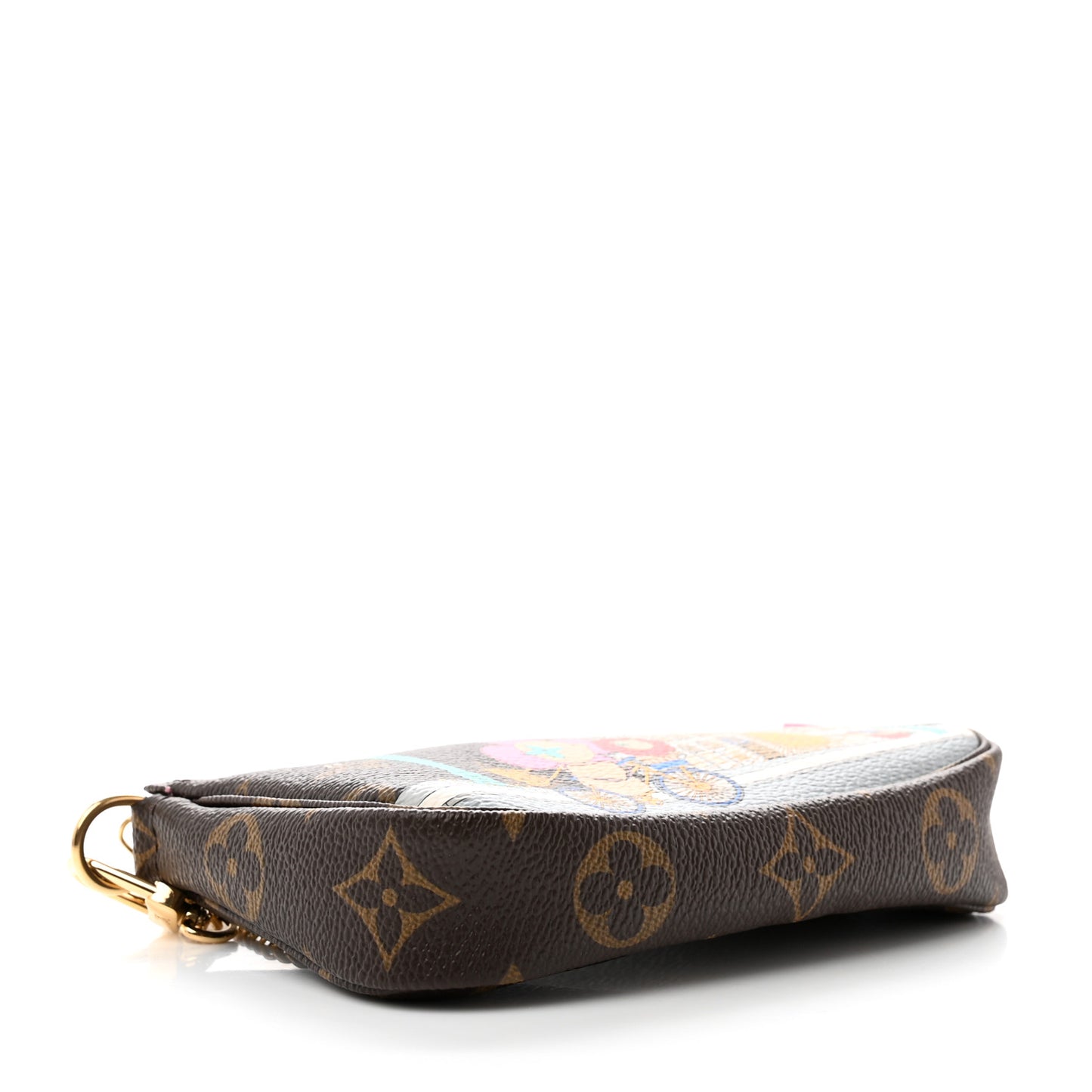 Monogram 2022 Christmas Animation Paris Mini Pochette Accessories Pink