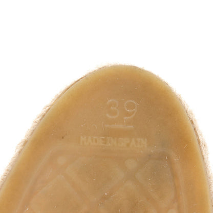 Chanel Lambskin CC Espadrilles 39 Dark Navy 7 of 9