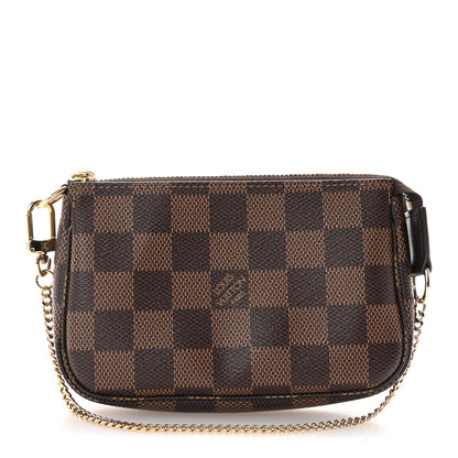Louis Vuitton Damier Ebene Mini Pochette Accessories 1 of 8