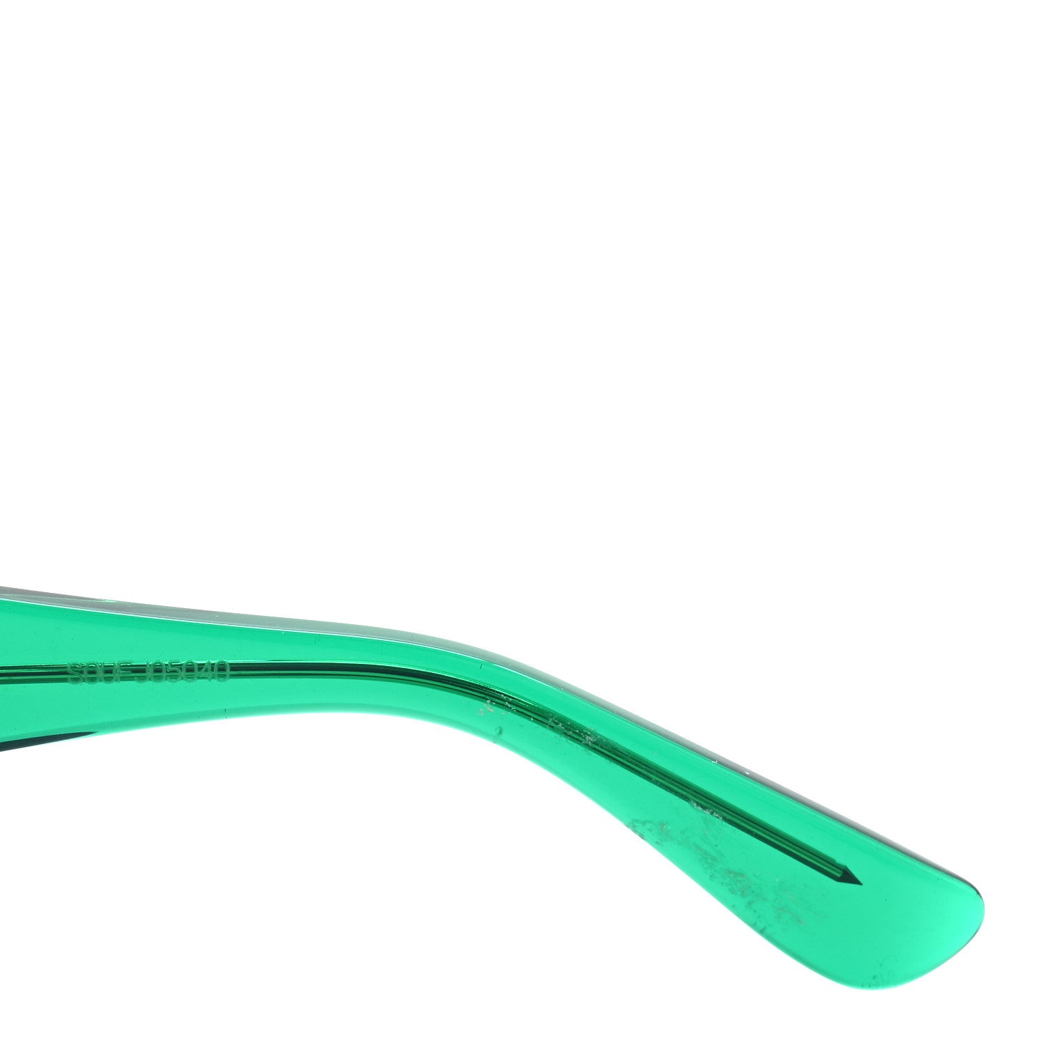 Gucci Acetate Square Web Frame GG0178S Sunglasses Green Red 7 of 9