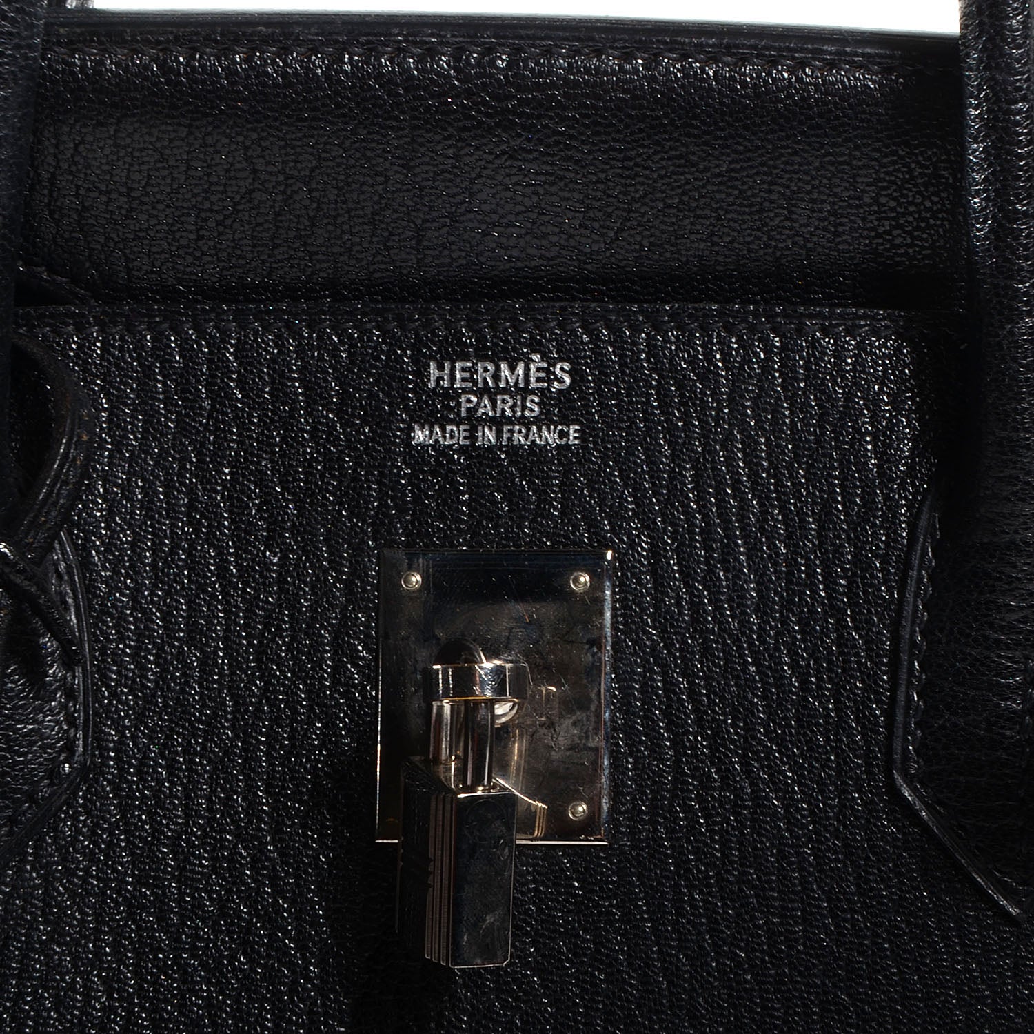 Hermes Chevre de Coromandel Birkin 40 Black 9 of 20