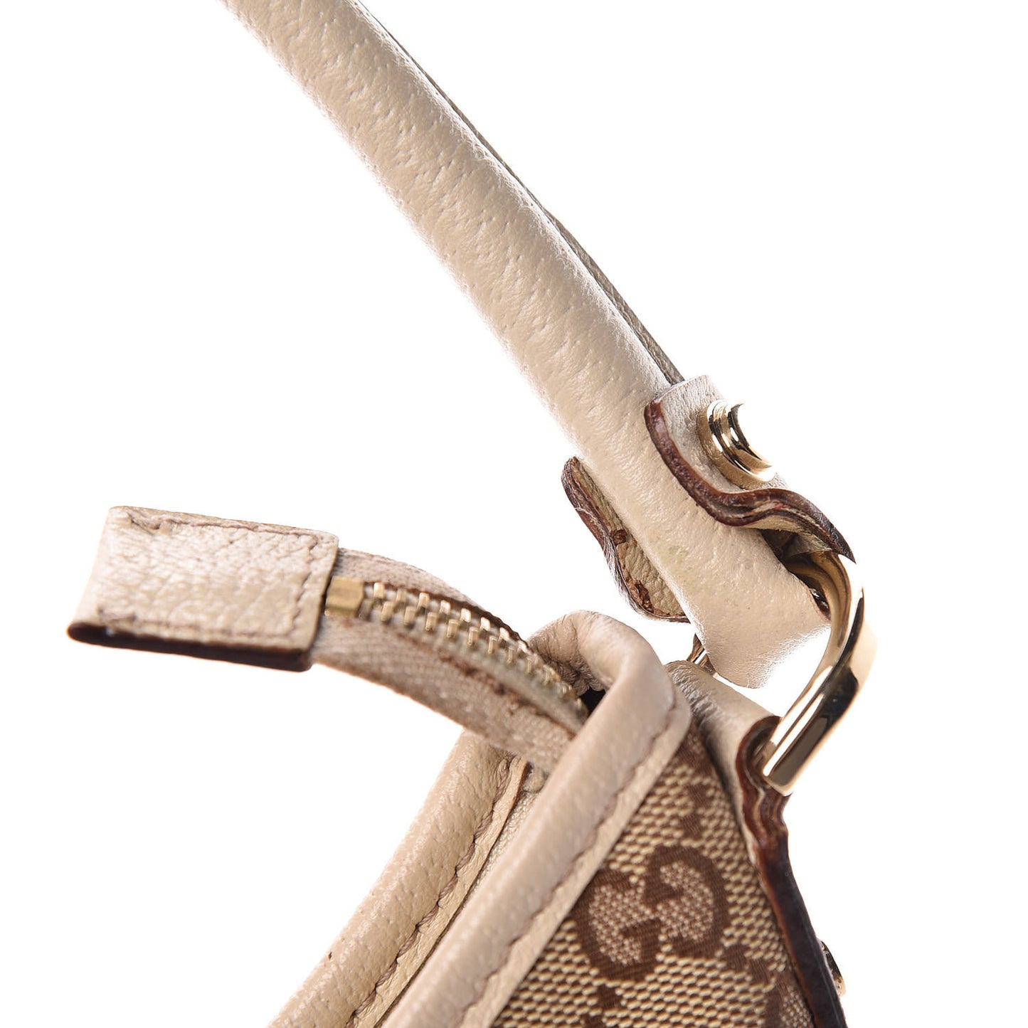 Monogram Medium Abbey D Ring Hobo Off White