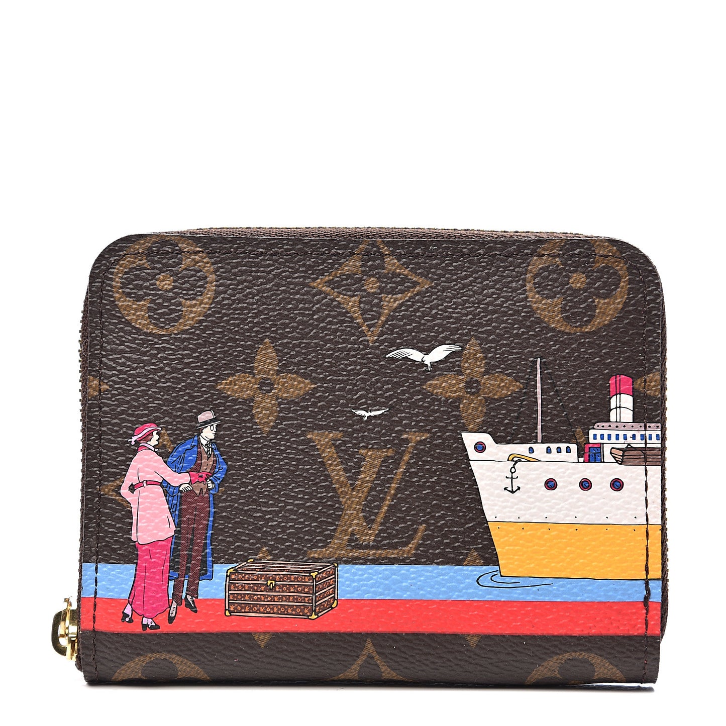 Monogram 2016 Christmas Animation Zippy Coin Purse