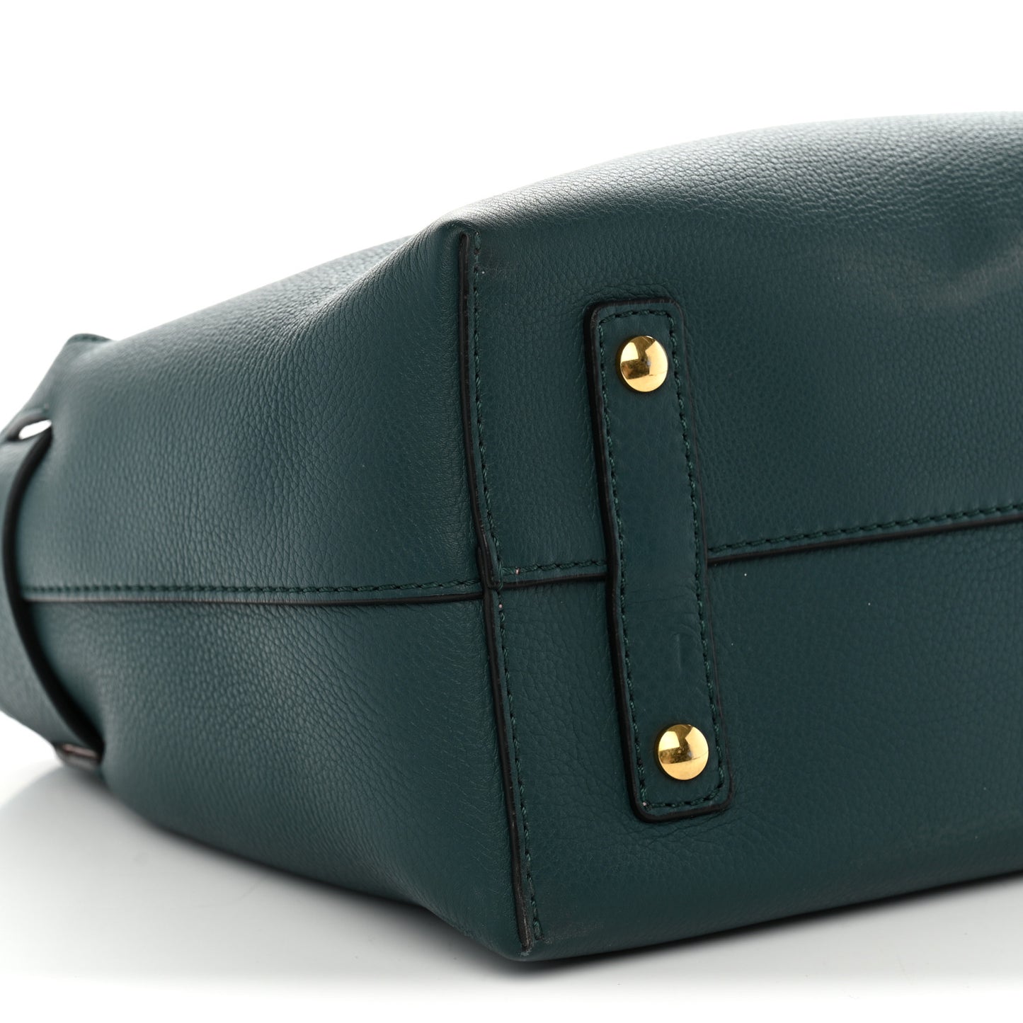Soft Grain Calfskin Small Belt Bag Dark Cyan