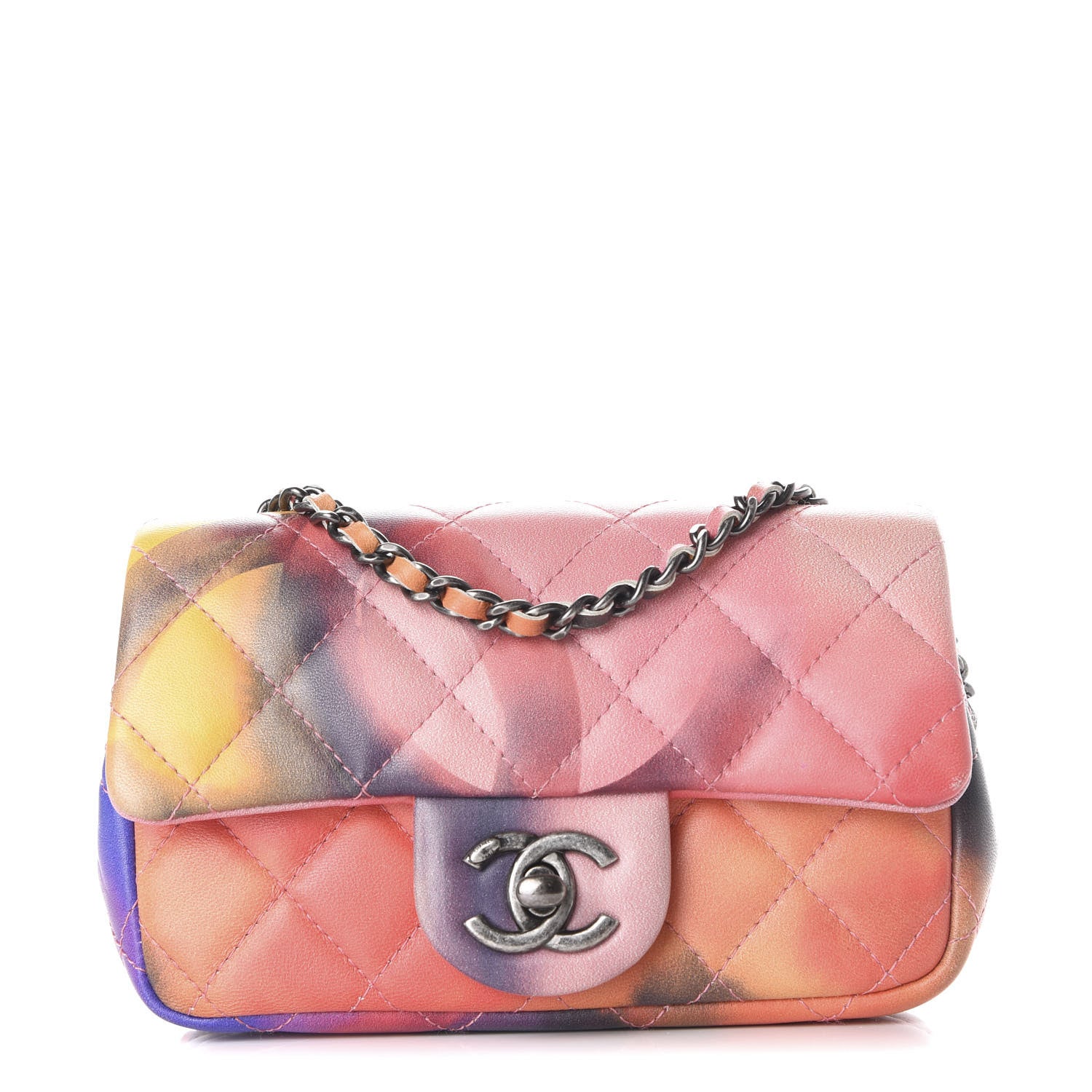 Chanel Lambskin Quilted Extra Mini Flower Power Flap Multicolor 1 of 9